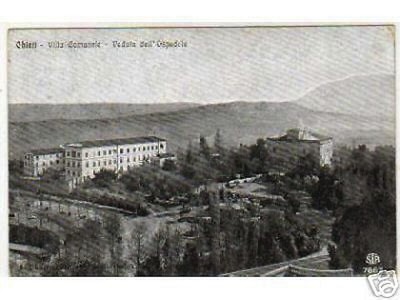 Chieti: Veduta Panoramica Con Villa Comunale E Ospedale. Cartolina d'Epoca