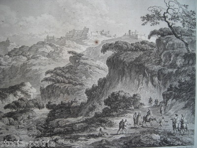 Sicilia, Agrigento, Girgenti, Agragas, Fiume Drago. Antica Veduta Di Chatelet E Masquelier