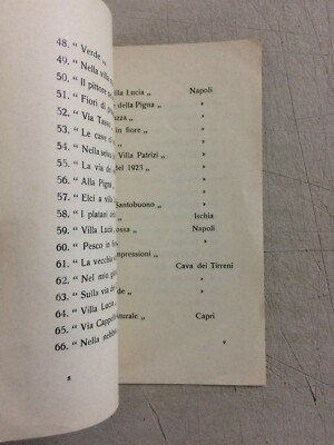 Catalogo Mostra Giuseppe Casciaro: Pitture E Pastelli (1925)