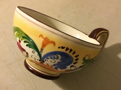 Marmaca, San Marino, Decorativa Tazza In Ceramica Da Collezione, Figurata A Motivi Floreali