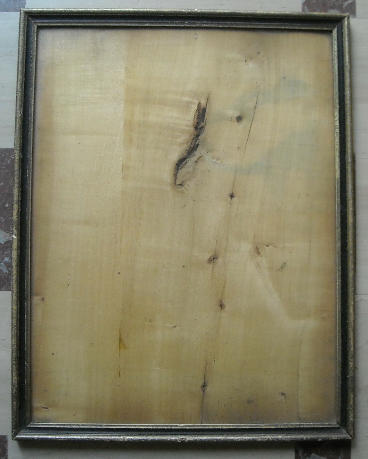 Antica Cornice Dorata Ed Ebanizzata Per Stampe, Disegni E Dipinti