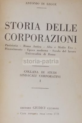 Corporazioni, Economia, Sindacalismo, Camere Del Lavoro, Cronistoria, Bologna, Genova