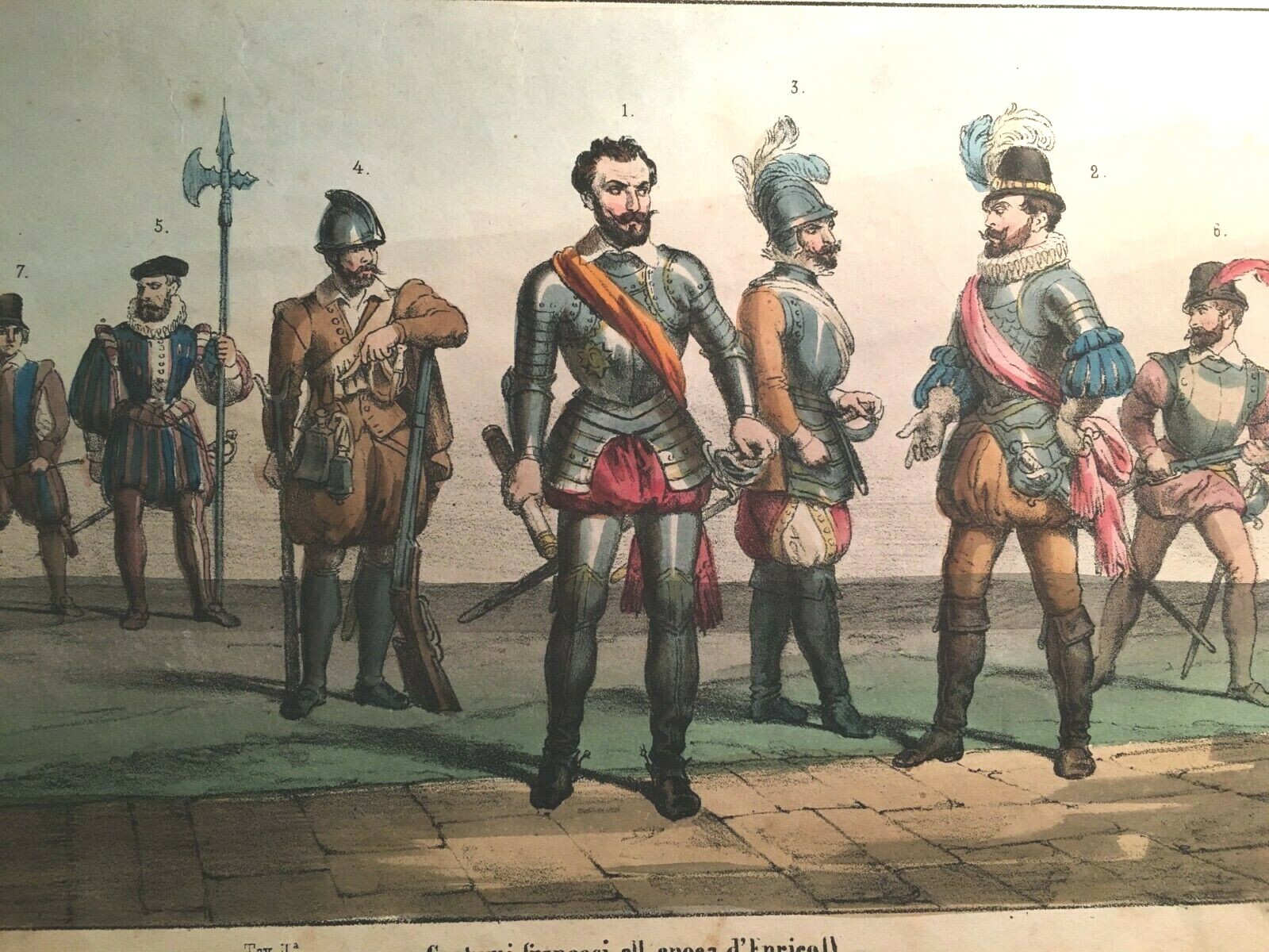 Militaria: Costumi Francesi Dell'Epoca Di Enrico IV (Bellegarde, Soldato Della Lega)