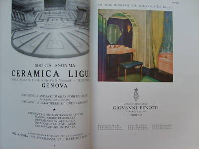 Modernariato, Arredamento E Design: Giò Ponti, Vetri E Ceramiche, Monza, Domus, Settembre 1930