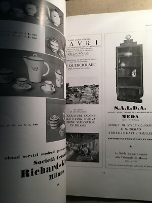 Modernariato, Arredamento E Design: Giò Ponti, Vetri E Ceramiche, Monza, Domus, Settembre 1930