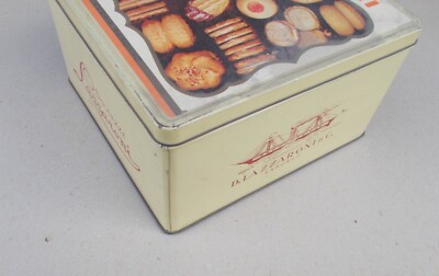 Pasticceria Dolciaria Biscotti: Scatola Pubblicitaria Saronno Lazzaroni Inusuale