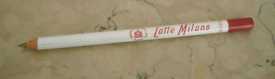 Penna Biro Pubblicitaria Latte Milano Lyra A Forma Di Matita