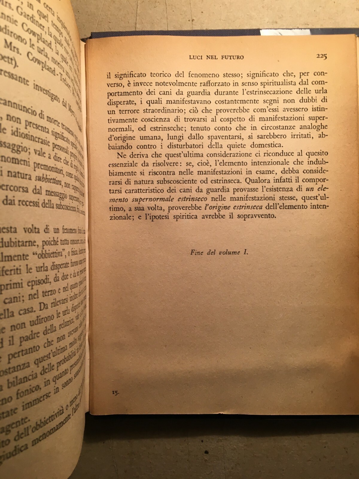Medicina, Esoterismo E Fenomeni Premonitori. Bozzano, 1947
