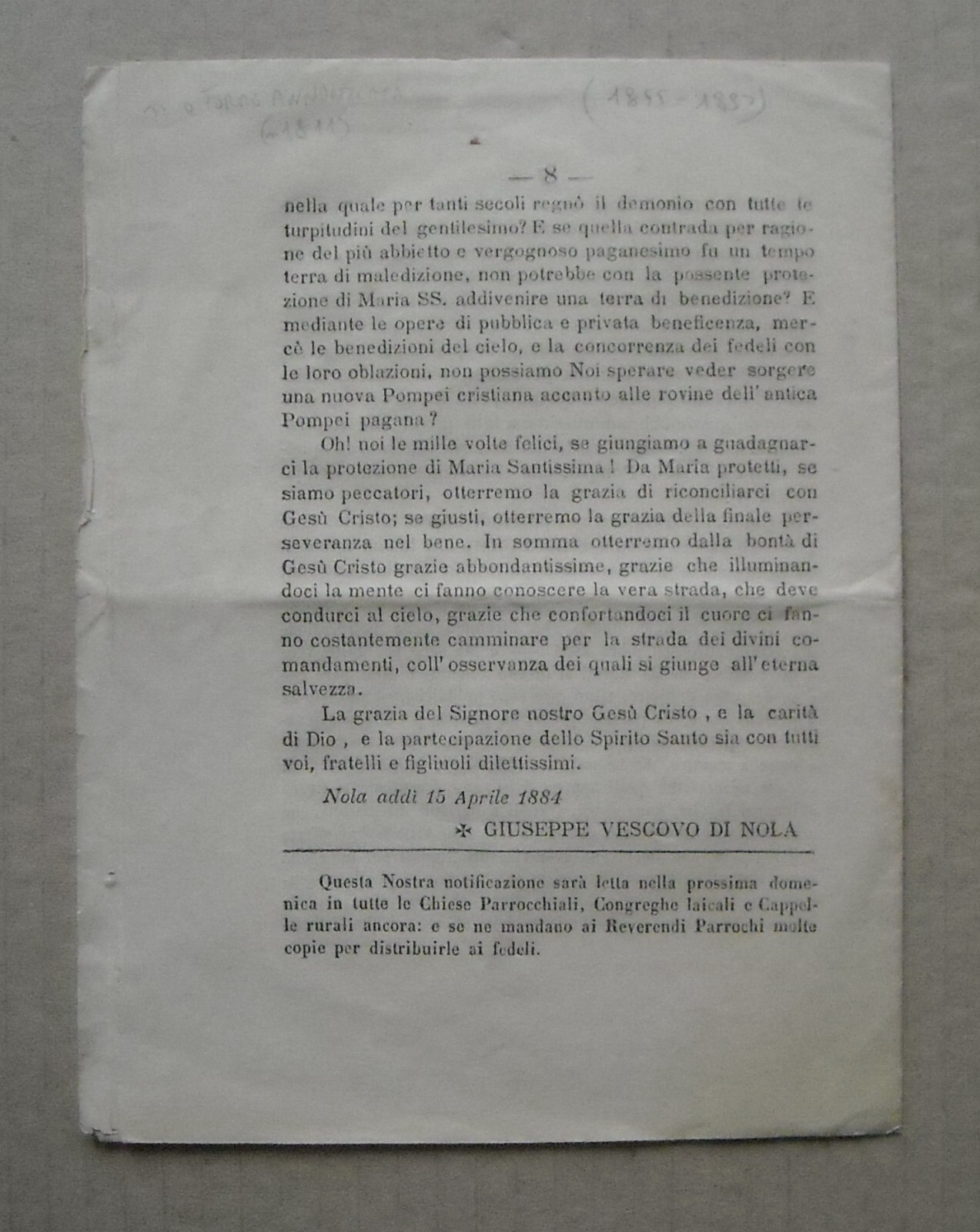 Campania, Nola, Pompei: Bartolo Longo, Contessa De Fusco, Araldica, Formisano