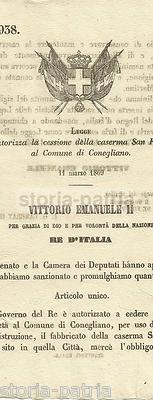 Giuridica, Economia, Militaria: Caserme San Francesco E San Martino, Conegliano, 1869