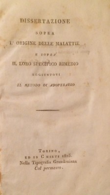 Medicina E Farmacia: Dissertazione Sopra L'Origine Delle Malattie E Rimedio Purgante, 1825