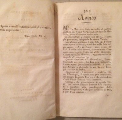Medicina E Farmacia: Dissertazione Sopra L'Origine Delle Malattie E Rimedio Purgante, 1825