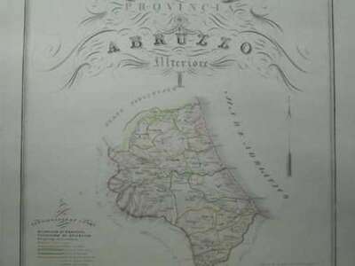 Abruzzo Antica Cartografia: Teramo, Vomano, Nereto, Bisento, Penne, Catignano, Pescara