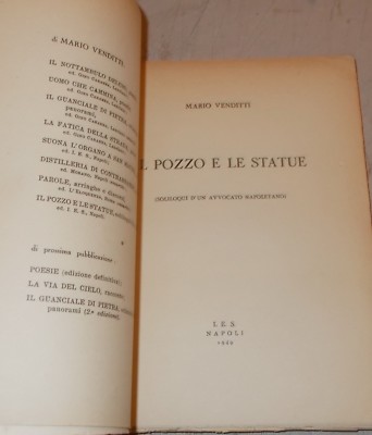 Giuridica, Politica, Folklore, Storia Locale Napoletana: Venditti, Napoli, Cerreto Sannita