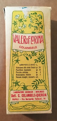 Medicina Farmacia Farmaceutica Napoletana: Valeroflorina, Colangelo Quercia