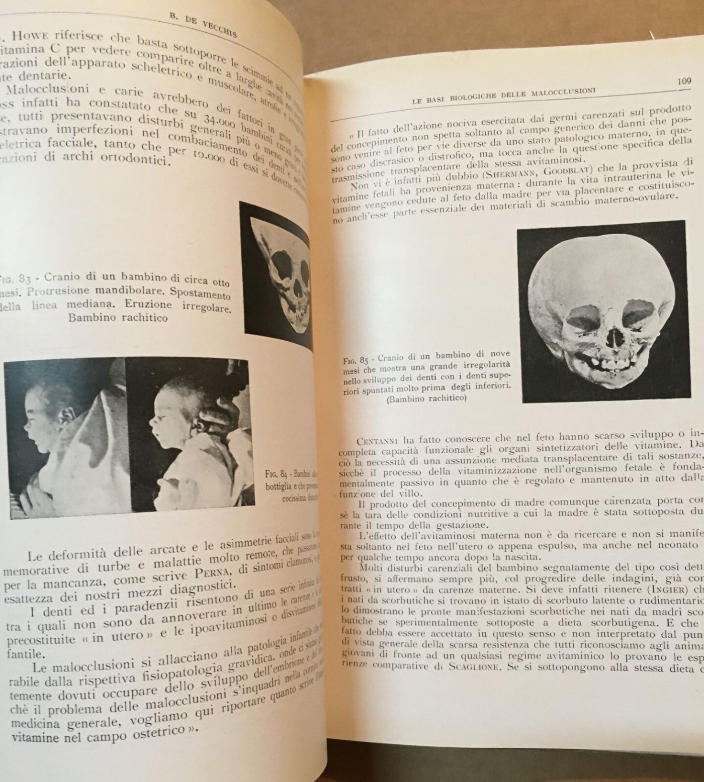 Medicina, Odontoiatria E Ortodonzia: De Vecchis, Volume Illustrato, 1938