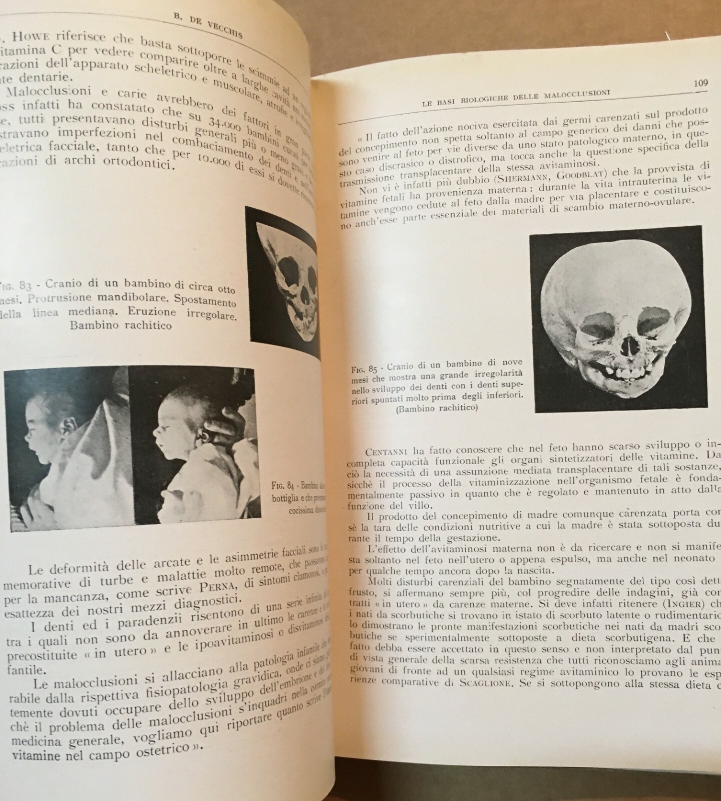 Medicina, Odontoiatria E Ortodonzia: De Vecchis, Volume Illustrato, 1938