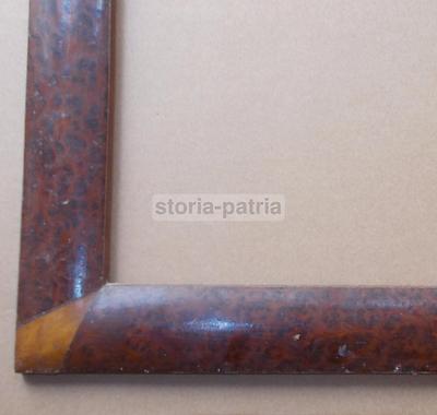 Cornice d'Epoca In Stile Art Déco Impiallacciata In Radica E Betulla