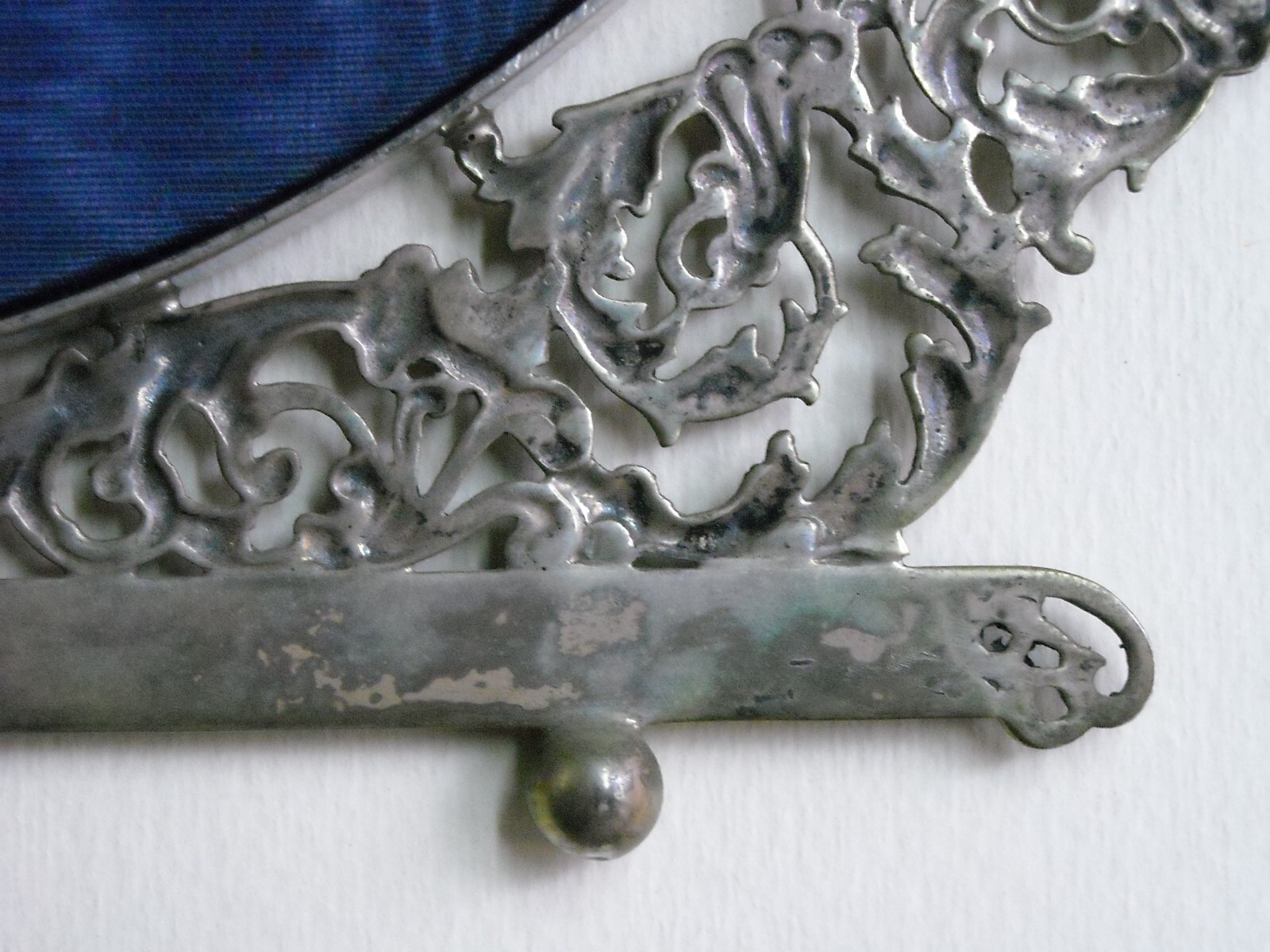 Cornice d'Epoca In Argento 800 Con Motivi Neoclassici
