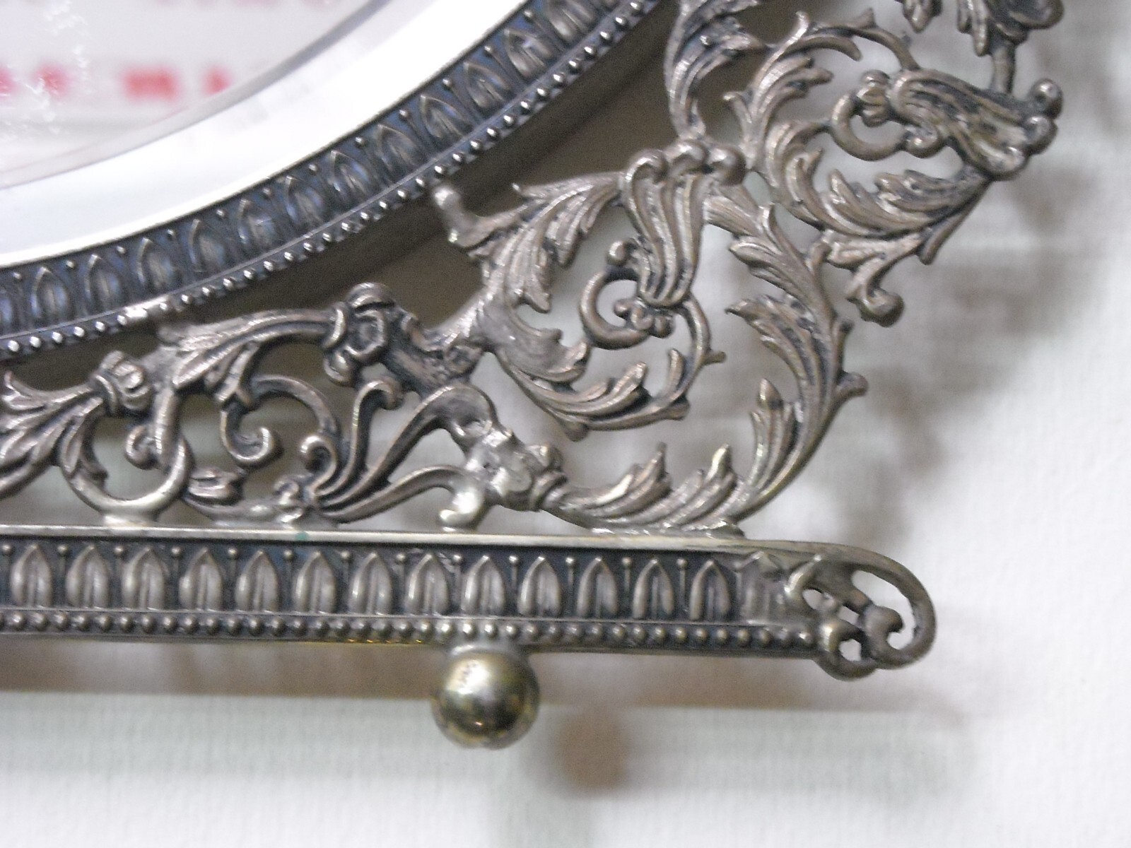 Cornice d'Epoca In Argento 800 Con Motivi Neoclassici