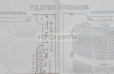Roma, Teatro Morgana: Planimetria E Pianta Dei Posti A Sedere