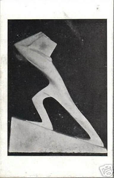 Domenico Rambelli, il Conquistatore. Cartolina d'epoca Futurista