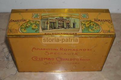 Scatola Di Latta Pubblicitaria Colombo Salsomaggiore Terme