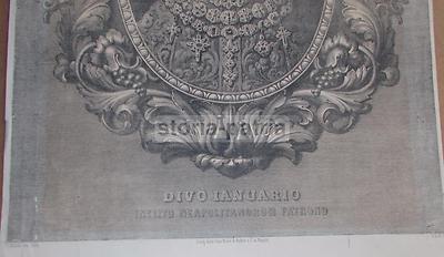 Stampa Popolare Devozionale Di San Gennaro, Napoli