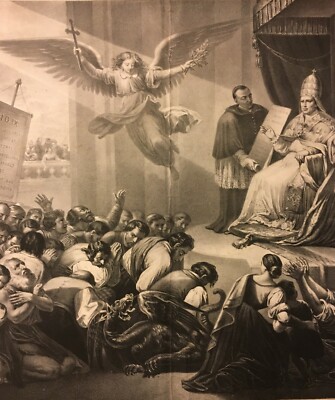 Papato, Risorgimento, Pio IX, Il 16 Luglio 1846: Antica Stampa Di Ulacacci E Maggiolo