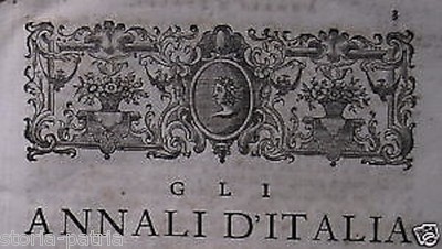 Storia Antica, Medioevo, 1301 1400, Muratori, Antica Edizione Napoletana, 1754