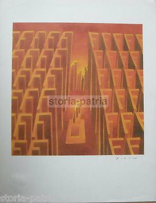J.M. Folon: La Lettera 'F'. Grafica Moderna Firmata (serie L'Alfabeto, Bolaffi Arte)