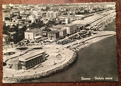 Pesaro (Marche): Automobili d'Epoca, Veduta Aerea E Animate Vedute Fotografiche