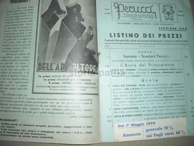 Marche, Sanseverino: Catalogo Perucci Per Apicoltura, Api, Miele, Cera, Arnie E Attrezzatura