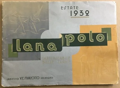 Lanificio Marzotto Valdagno: Moda, Abbigliamento Femminile, Lana, Sport e Costumi, 1932