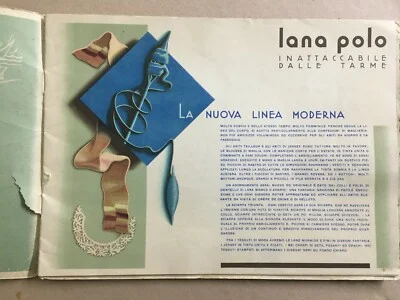 Lanificio Marzotto Valdagno: Moda, Abbigliamento Femminile, Lana, Sport e Costumi, 1932