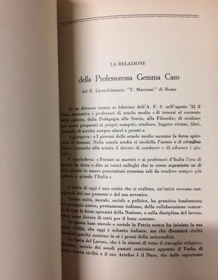 Contributi Alla Formazione Di Una Didattica Fascista (1934)
