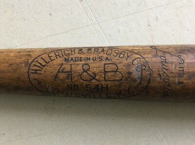 Mazza Da Baseball Da Collezione In Legno Marcata Louisville, Stati Uniti