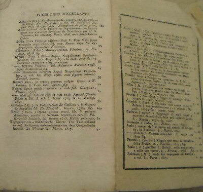 Bibliografia, Bibliofilia E Libri Antichi: Napoli, Catalogo Marotta