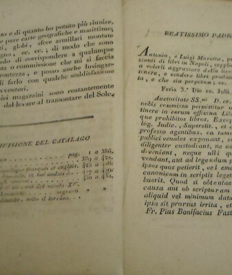 Bibliografia, Bibliofilia E Libri Antichi: Napoli, Catalogo Marotta