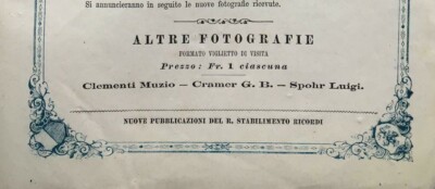 Venezia: Fotografia Vianelli   Musicisti E Cantanti   Ponchielli, Boito, Waldmann, Spohr