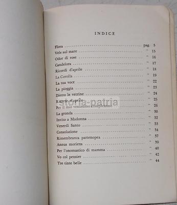 Giuseppe Tusiani, Flora O Primi Fiori Di Poesia, USA (1945)
