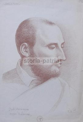 Maestri Della Pittura E Del Disegno: Paolo Veronese, Louvre. Antica Stampa.