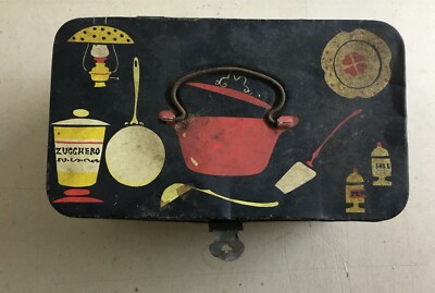 Cucina Dolciaria Bertolini: Scatola In Latta Con Costumi Regionali E Internazionali