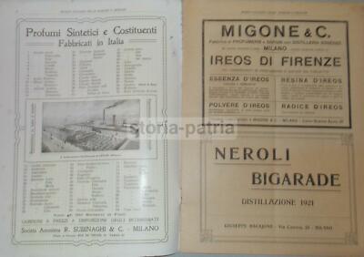 Rivista Italiana Delle Essenze E Profumi, Milano, Luglio 1921