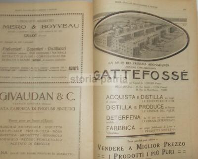 Rivista Italiana Delle Essenze E Profumi, Milano, Luglio 1921