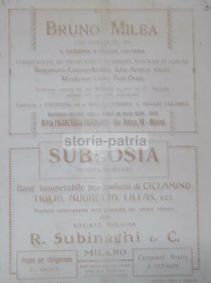 Rivista Italiana Delle Essenze E Profumi, Milano, Luglio 1921