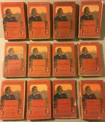 Letteratura Italiana: Giosuè Carducci, Raccolta Di Opere (36 Volumi), Bologna