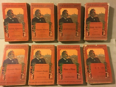 Letteratura Italiana: Giosuè Carducci, Raccolta Di Opere (36 Volumi), Bologna