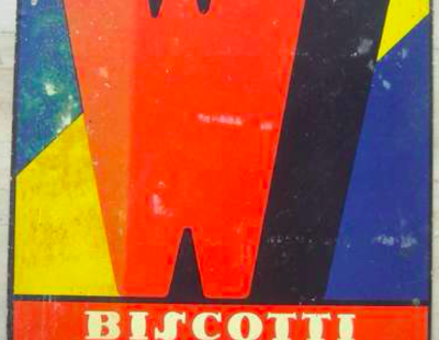 Dolciaria Wamar Torino: Locandina Pubblicitaria Biscotti, Artista Borghi