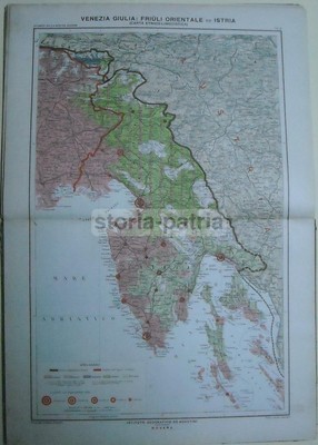 1916 Atlante Della Nostra Guerra: De Agostini, Cartografia Militare WWI
